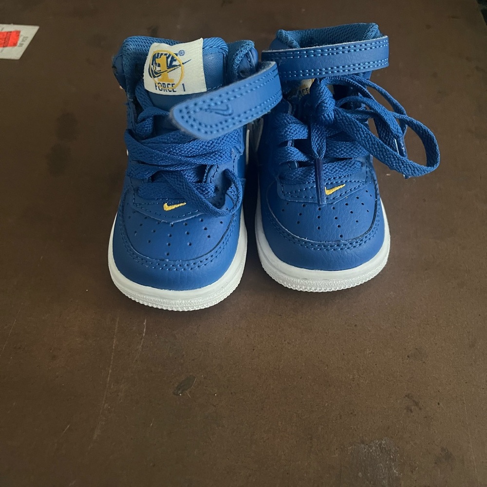 Air Force 1 mid - anniversary blue jay